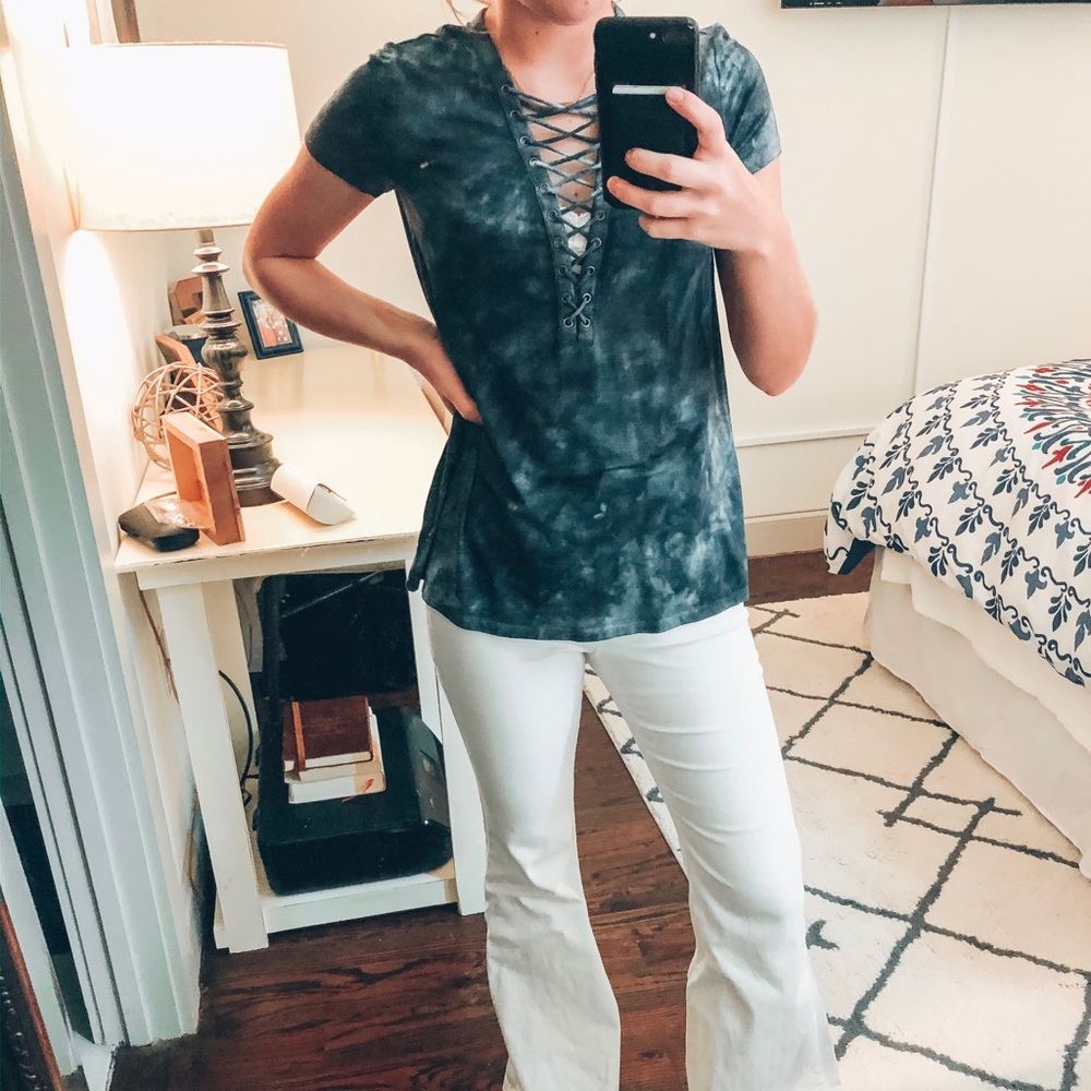 soft & sexy tie dye top